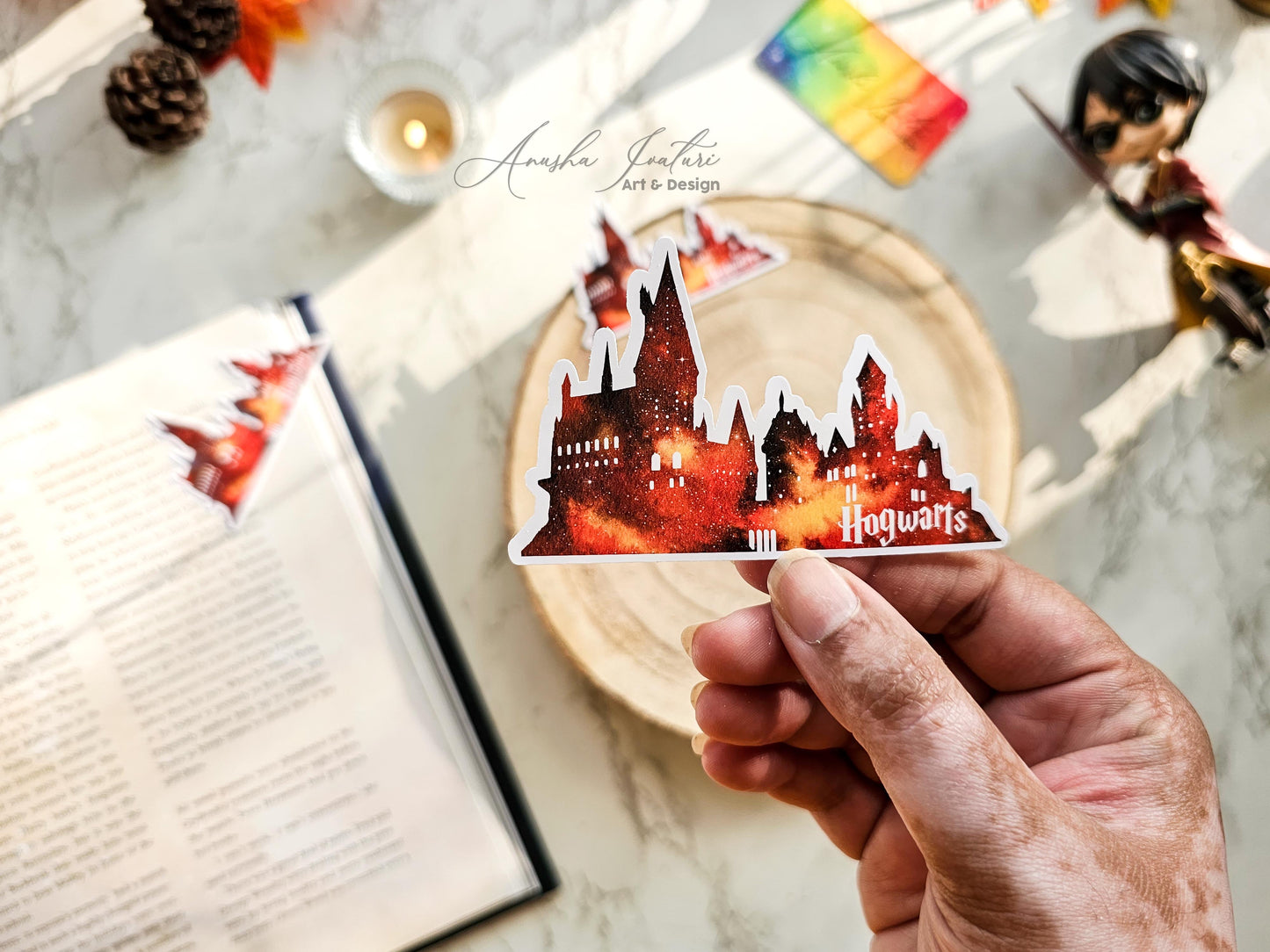 Hogwarts Castle Holographic Sticker | Harry Potter Stickers